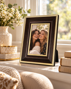 Classic Brown & Gold Photo Frame – 5 × 7 Inch