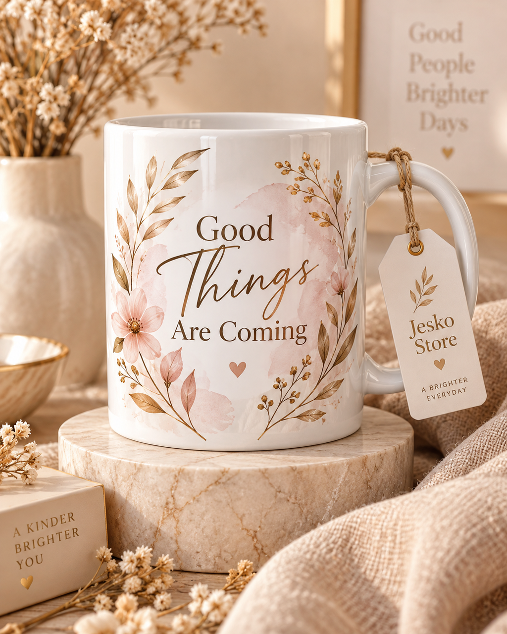 Positive Quote Mug – Inspirational Ceramic Mug | Jesko Store