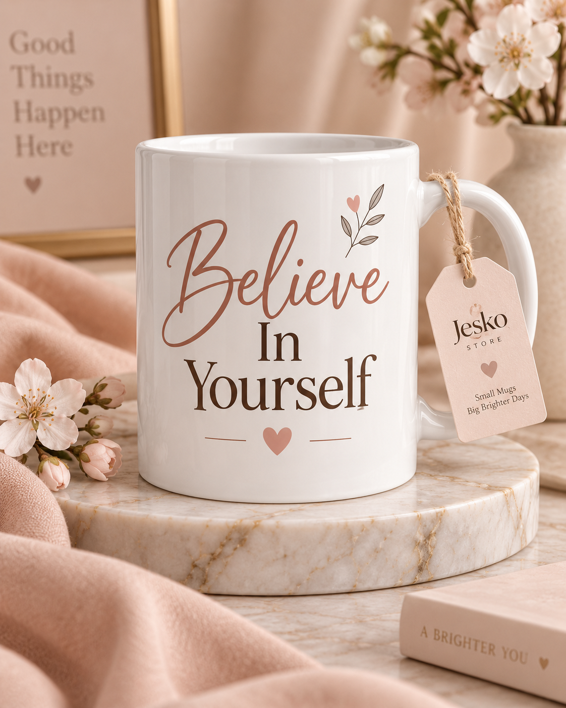 Positive Quote Mug – Inspirational Ceramic Mug | Jesko Store